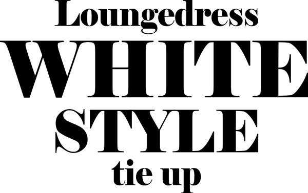 Loungedress WHITE STYLE tie up