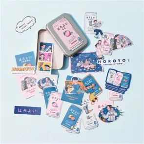 缶ケース付きステッカーセットの写真