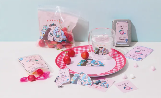 ほろよいもものコーディネイト画像