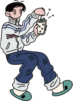 ほろよい白いサワーのキャラクター