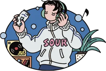 ほろよい白いサワーのキャラクター