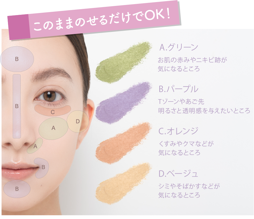 このままのせるだけでOK！使い方画像