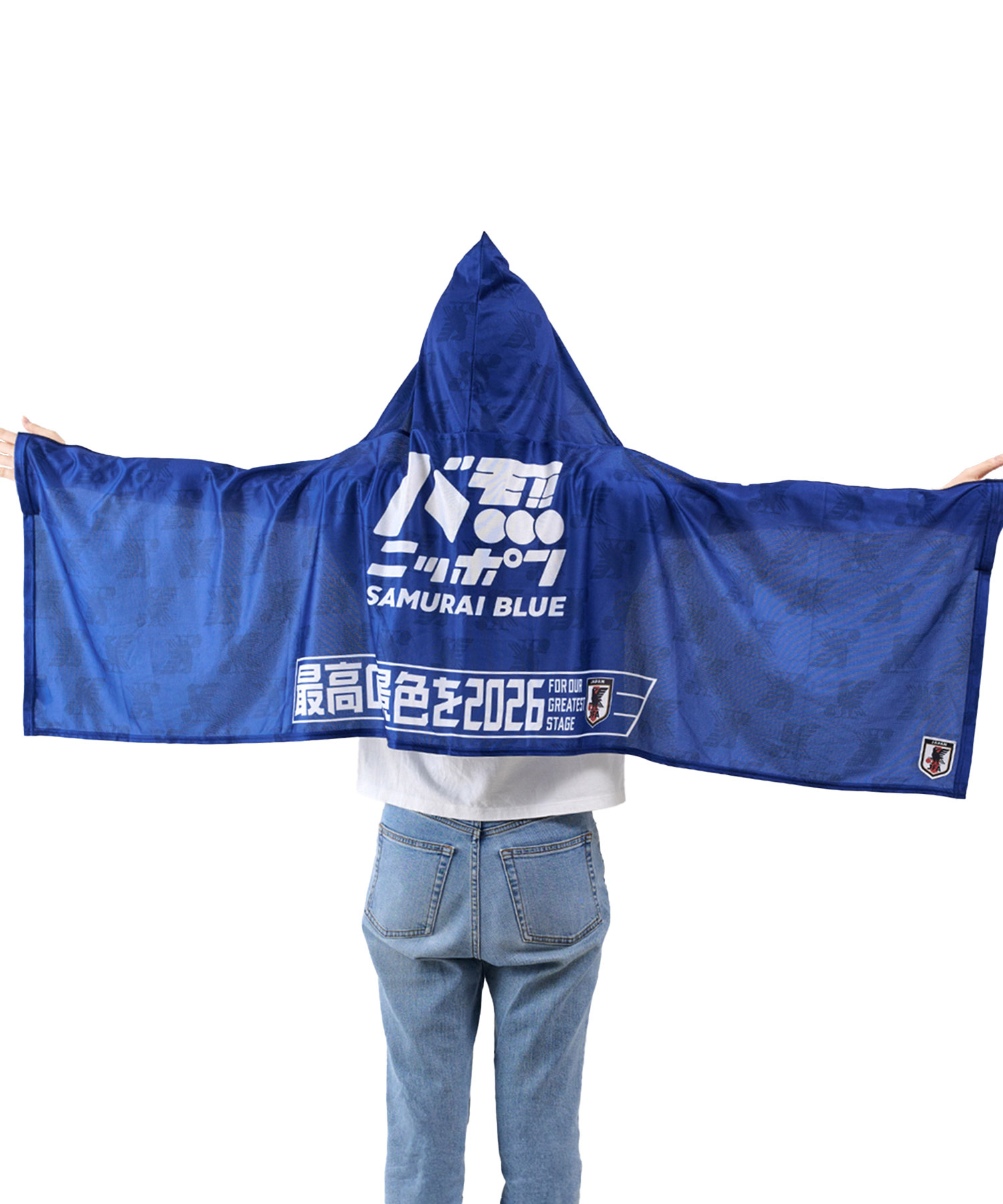 フード付き冷感タオル