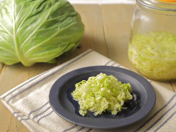 酢キャベツの盛り付け例