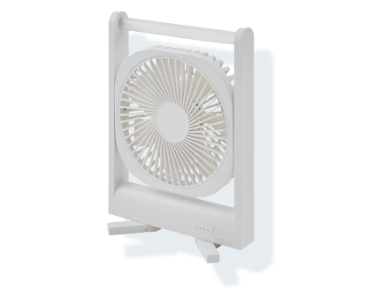 マグネット付き卓上ファン