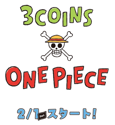 3COINS ✕ ONE PIECE
