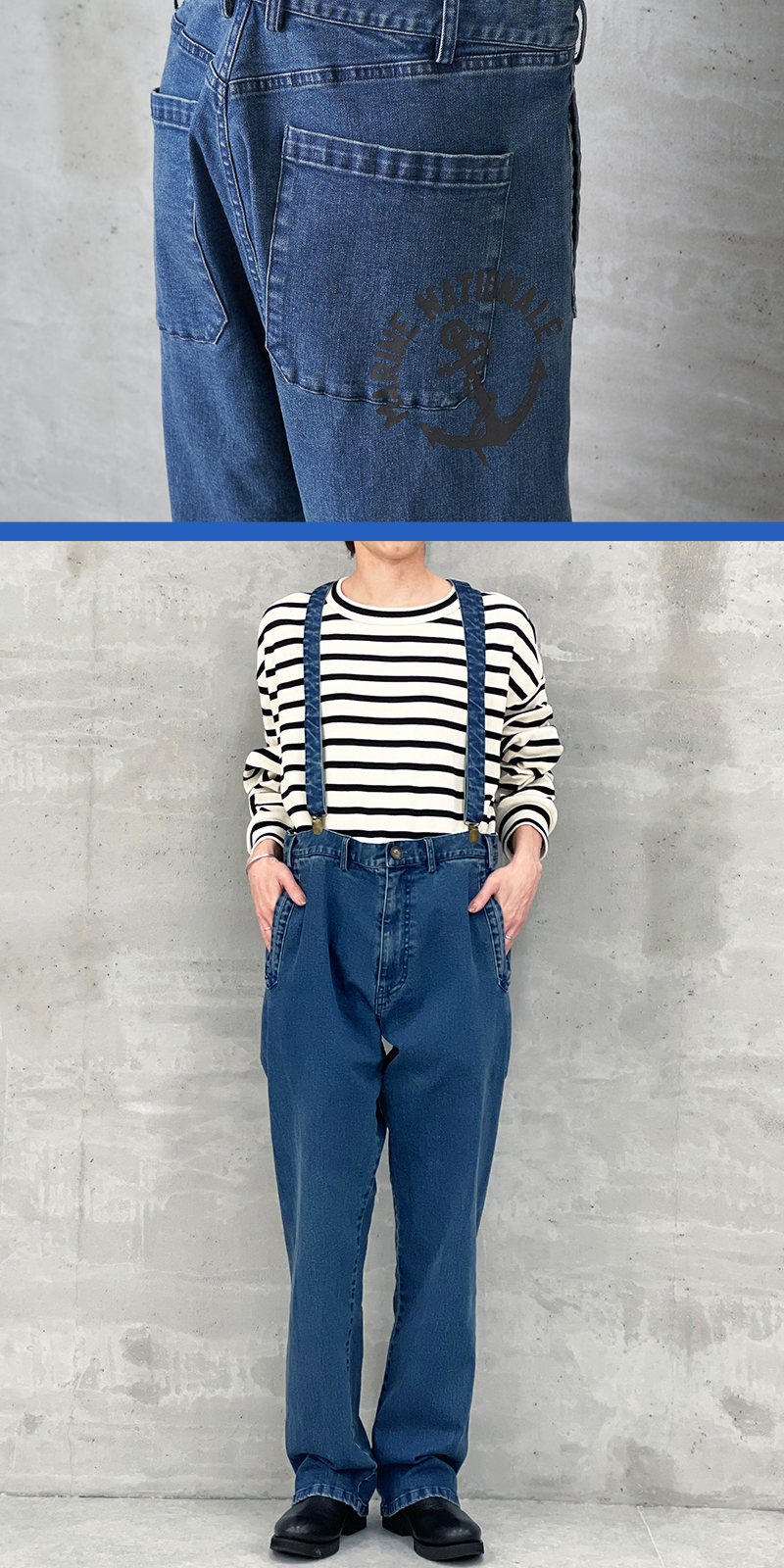 ビアズリー　FRIPIER　デニムサロペット　F　フリピエ FRIPIER/フリピエ」NEW CATEGORY DEBUTS FROM BEARDSLEY | パル