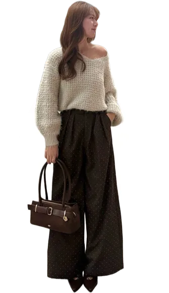 Rhinestone Slacks 20 LOOK