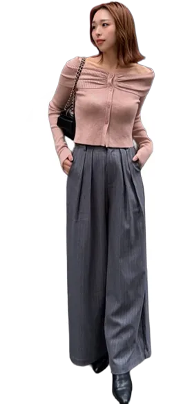 Rhinestone Slacks 20 LOOK