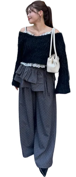 Rhinestone Slacks 20 LOOK