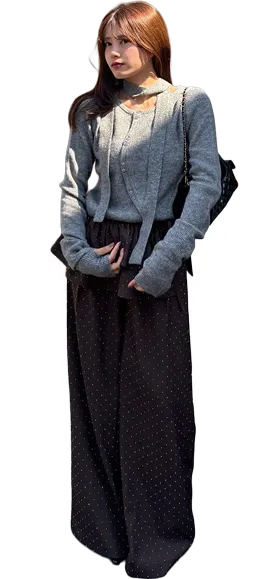 Rhinestone Slacks 20 LOOK