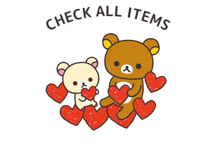 CHECK ALL ITEMS