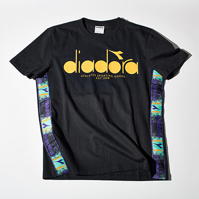 【CIAOPANIC(チャオパニック)】DIADORA(ディアドラ)whizz run(ウィズラン)リリース記念限定販売カプセルコレクション T Shirt SS5 Palle offside ¥5,800 +tax