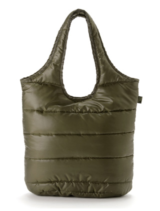 キルティングラウンドトートバッグ