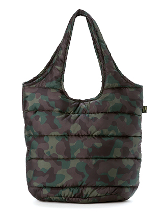 キルティングラウンドトートバッグ