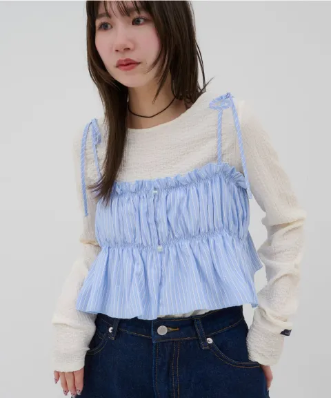 【umm.】ビジューキャミ