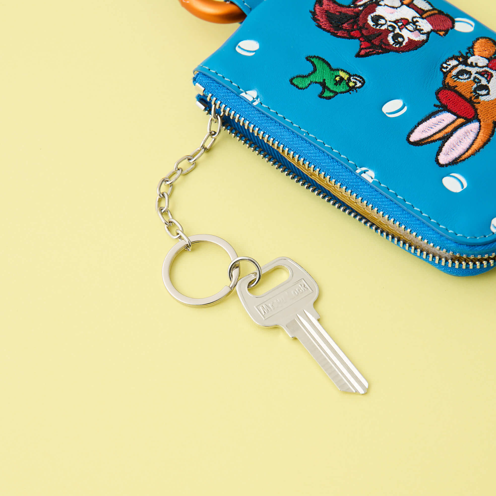 カラビナ付きパス＆キーケース画像2