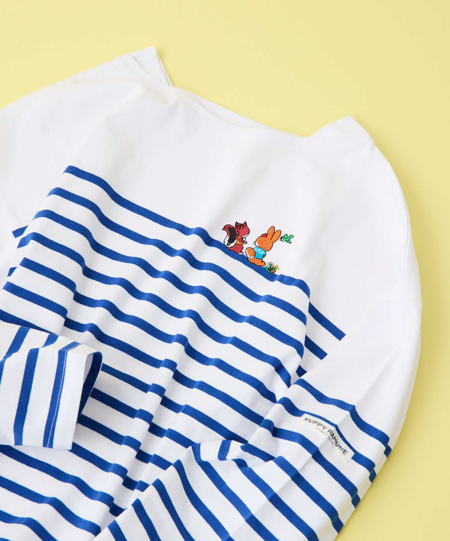 ボーダーロングTシャツ画像1