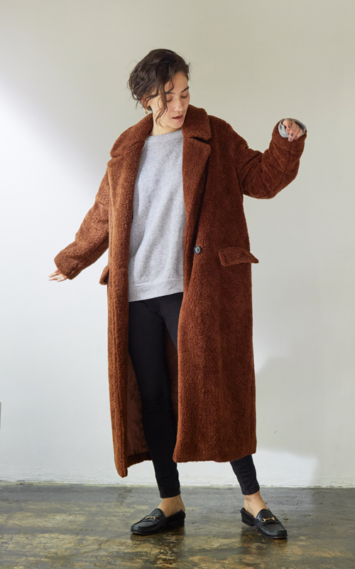 THE LOOM LONG COAT STYLING 1