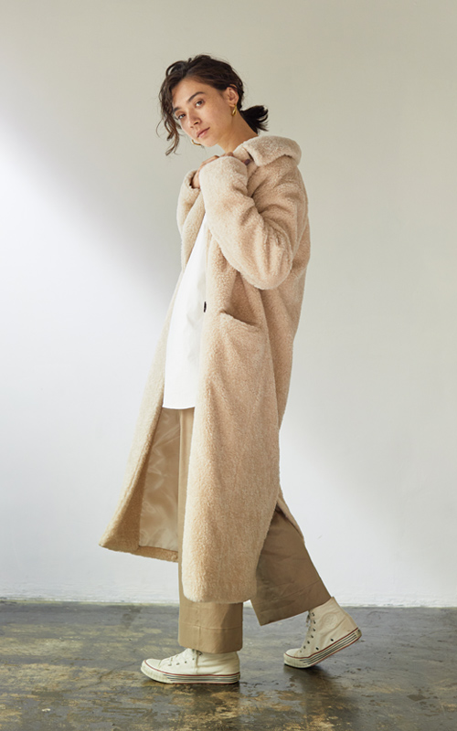 THE LOOM LONG COAT STYLING 5