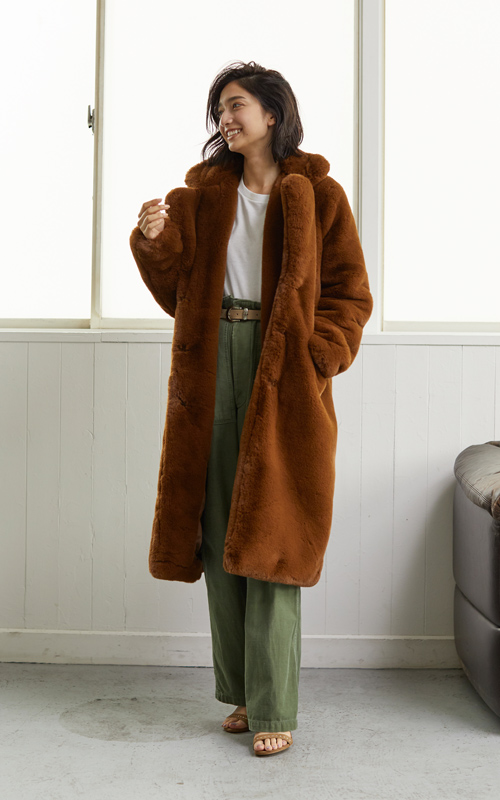 APPARIS LONG COAT STYLING 4