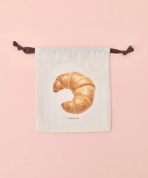 フード巾着ポーチ