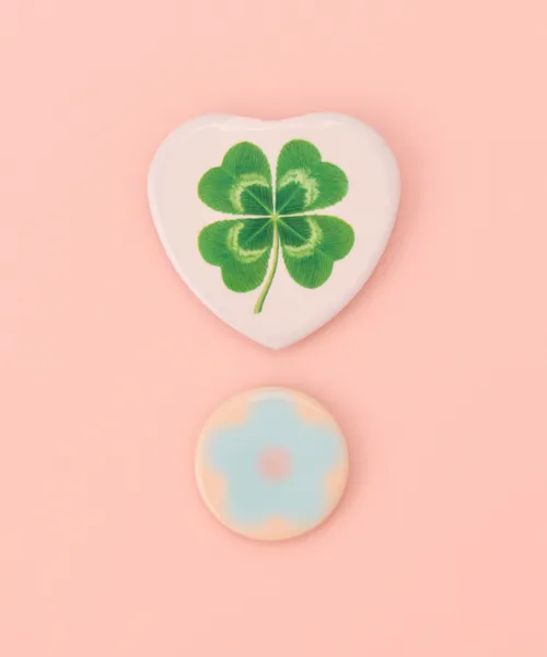 ハート缶バッジセット