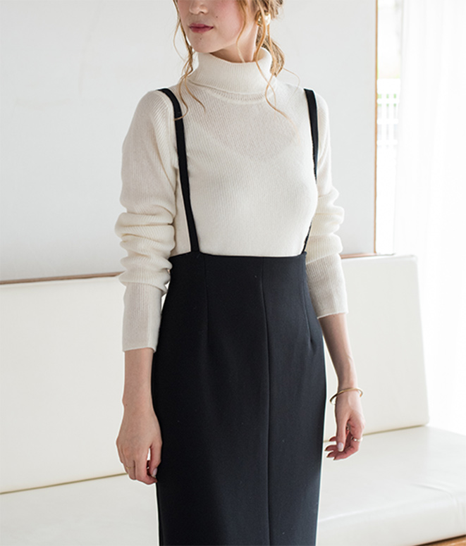 Turtle neck knit