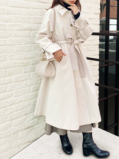 ステンカラーコート