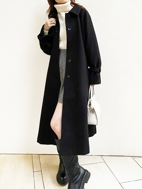 ステンカラーコート