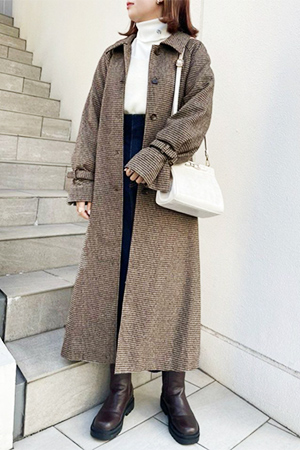 ステンカラーコート