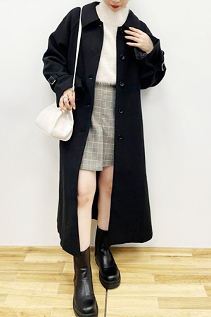 ステンカラーコート