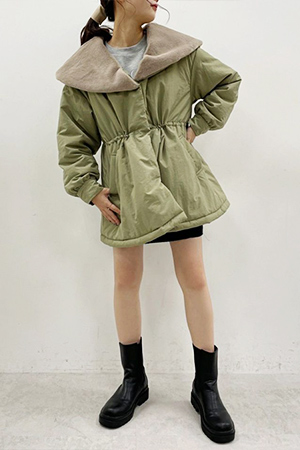 ミリタリー女の子コート