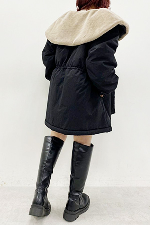 ミリタリー女の子コート