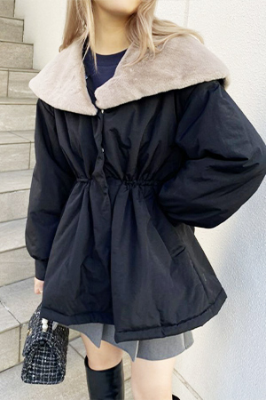 ミリタリー女の子コート