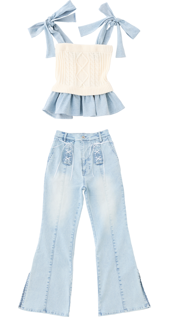 肩リボンビスチェ | ワンアフターアナザー ナイスクラップ