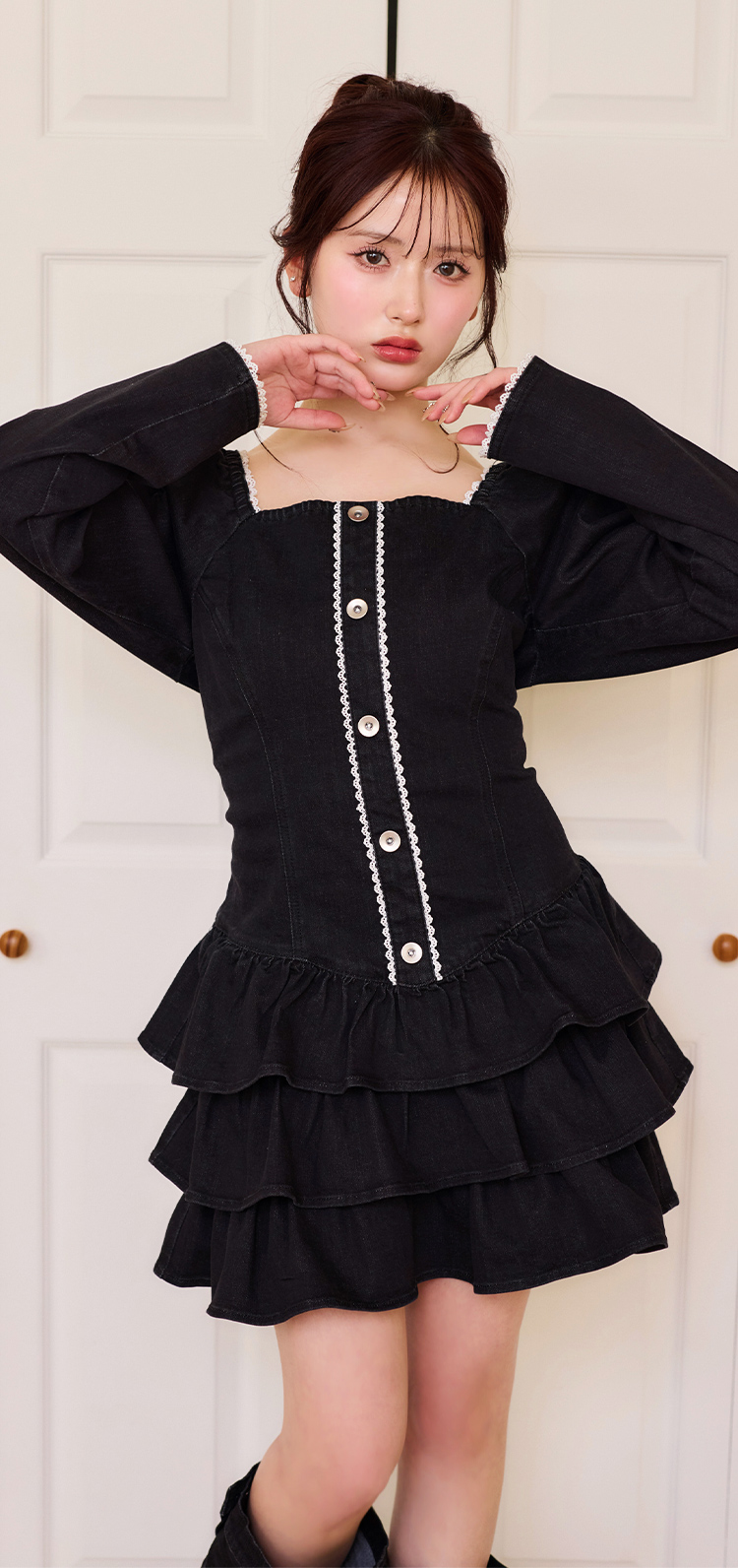 ティアードミニワンピ | ワンアフターアナザー ナイスクラップ