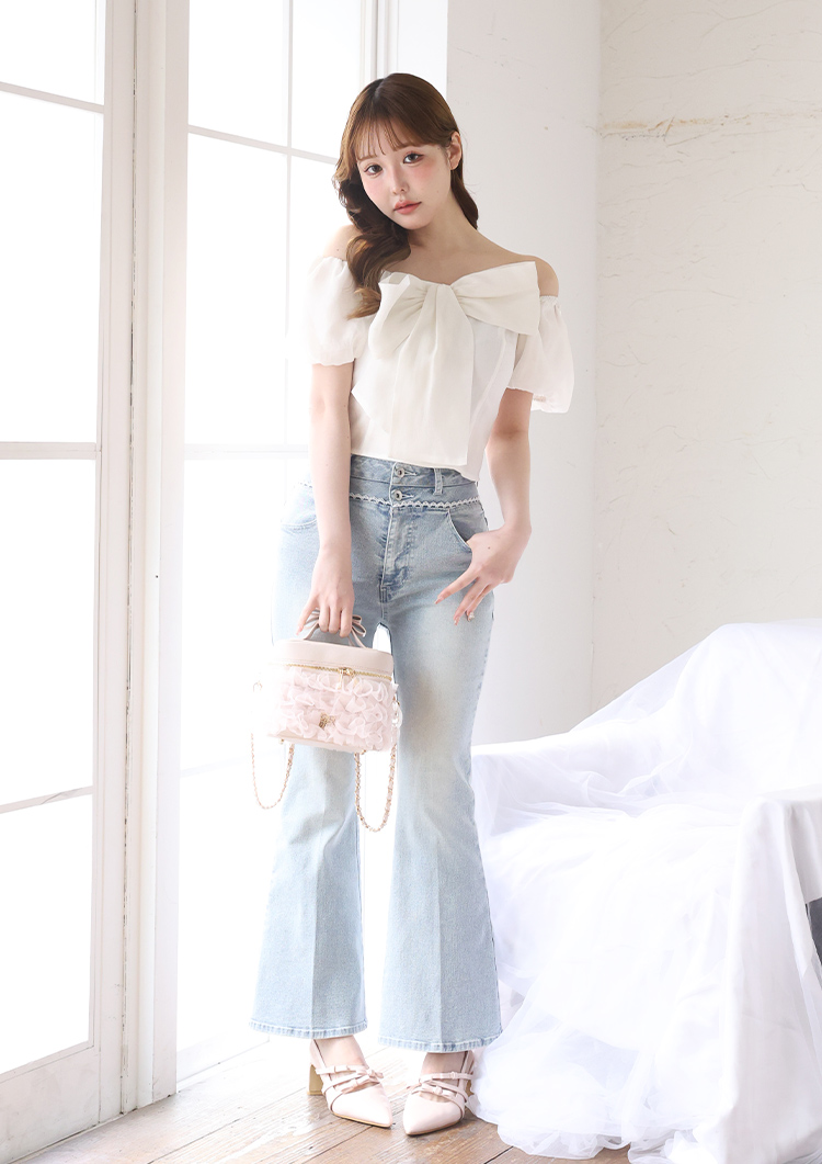 ビッグリボンブラウス | ワンアフターアナザー ナイスクラップ