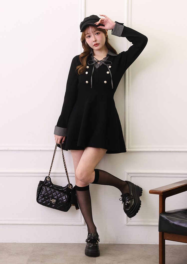 シャツドッキングミニワンピース | ワンアフターアナザー ナイスクラップ