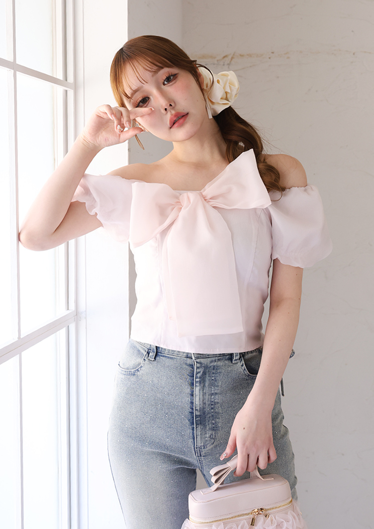 ビッグリボンブラウス | ワンアフターアナザー ナイスクラップ