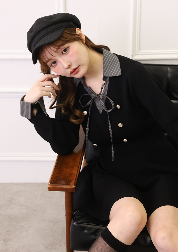 シャツドッキングミニワンピース | ワンアフターアナザー ナイスクラップ