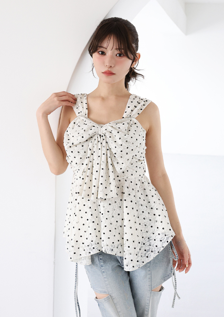 フロントリボンチュニック