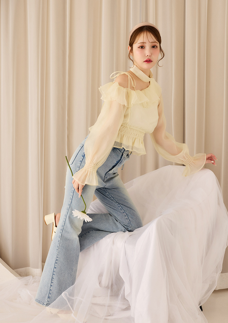 2WAYワンショルフリルブラウス | ワンアフターアナザーナイスクラップ