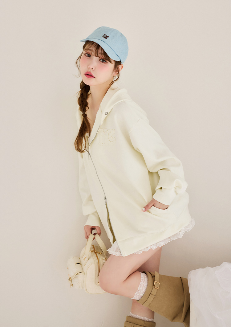 ロゴグリッターパーカー | ワンアフターアナザー ナイスクラップ