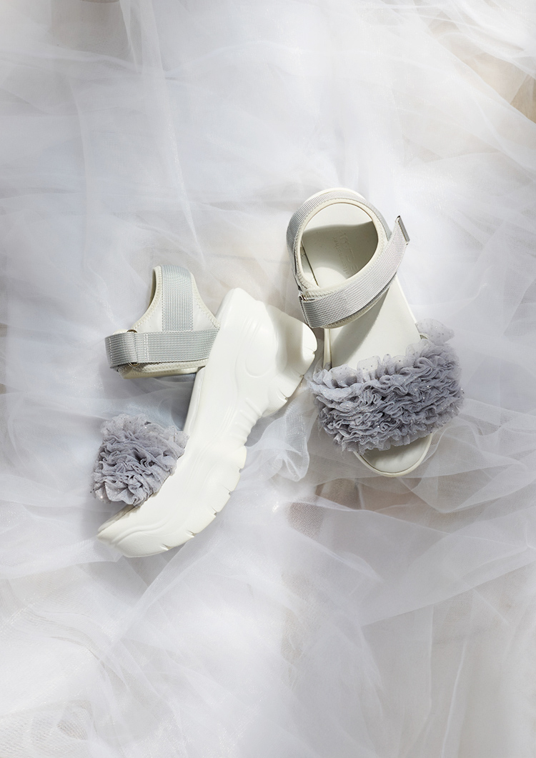 チュールフリル厚底スポサン