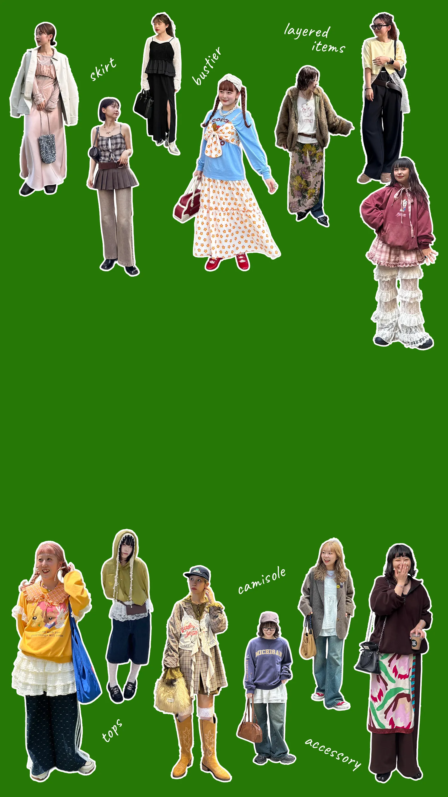 Layered style SNAP 〜 個性派女子のレイヤード術 〜