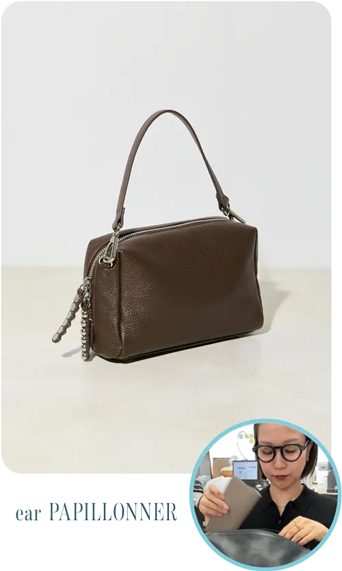 ear PAPILLONNER | 【インフルエンサーほし企画】スタッズポシェット/ショルダーバッグ