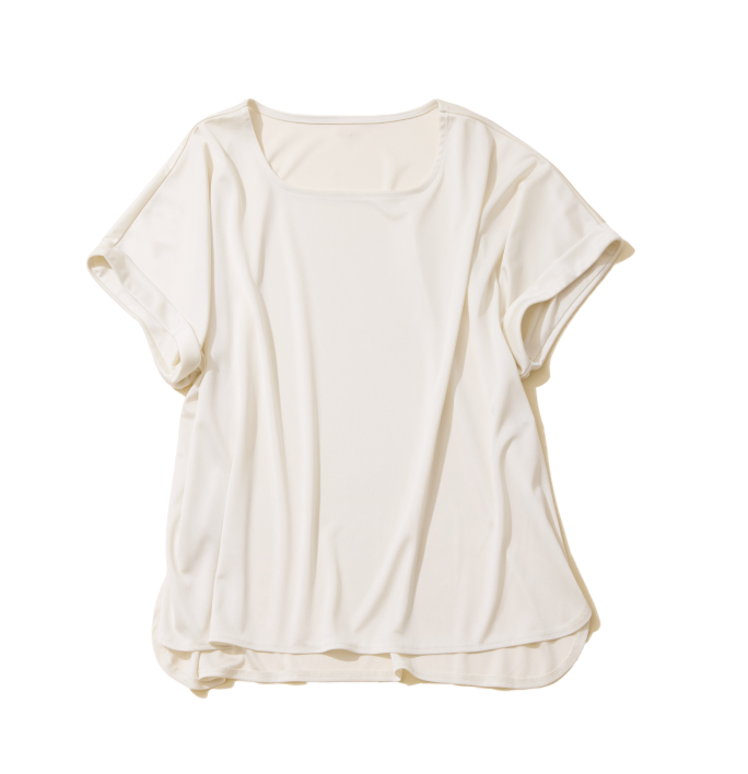 ストレッチサテンTシャツ