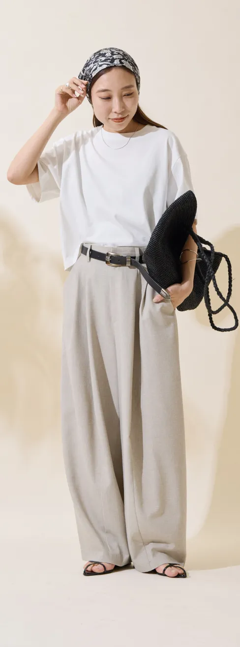 今年こそ垢抜け！大人のTシャツ着こなし9選