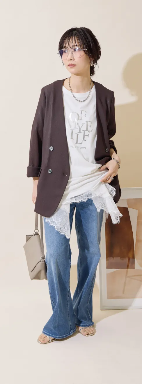 今年こそ垢抜け！大人のTシャツ着こなし9選